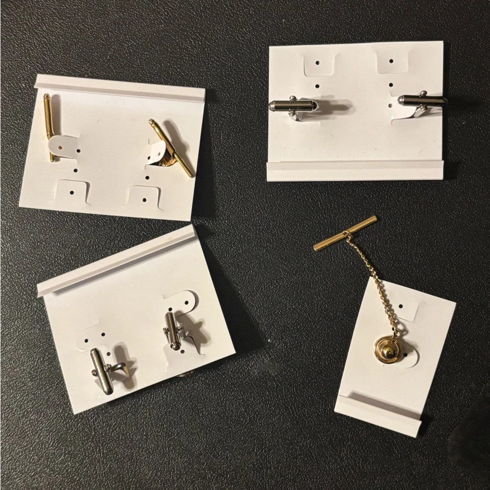 Gold and Silver Cufflinks LOT Vintage -flawed- **2 for 20**